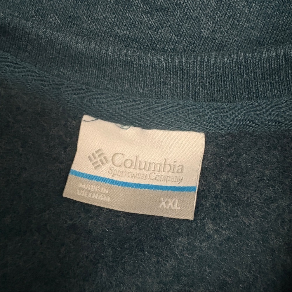 Columbia Dark Teal Sweatshirt - Picture 9 of 11